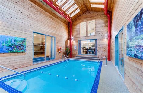 Whether you dive into the waters or let your body soak and soothe you, youll never be disappointed by the picture-perfect views around you. . Airbnb poconos with private indoor pool